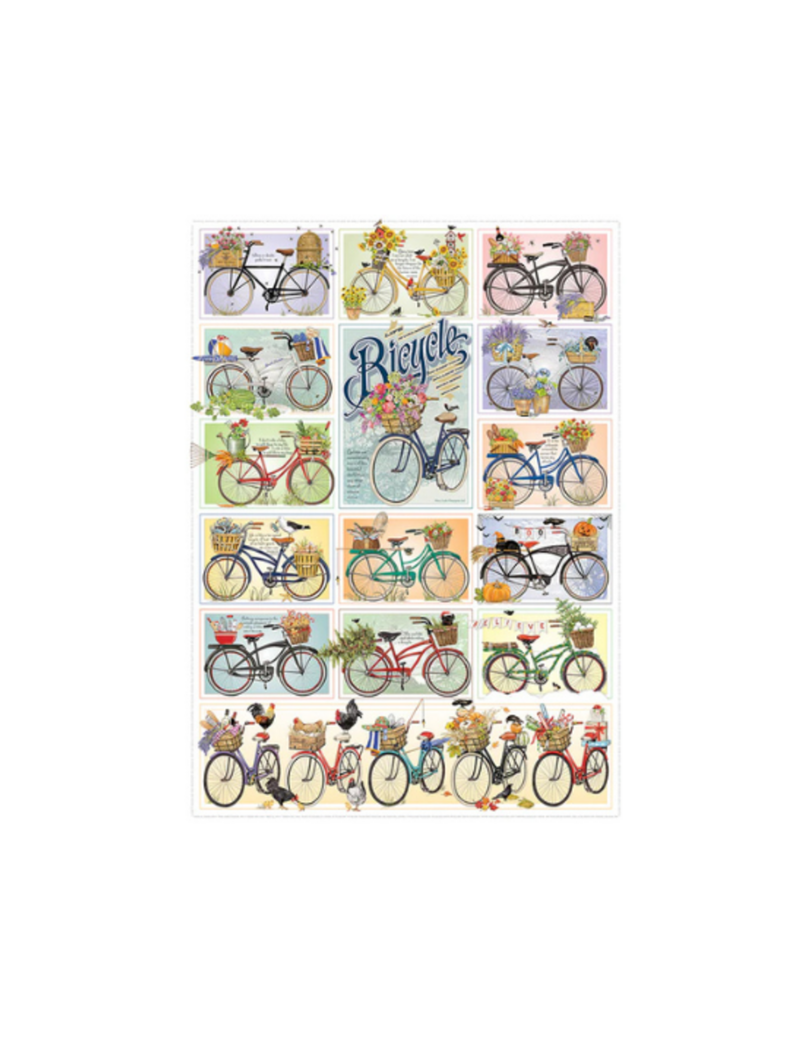 Cobble Hill Cobble Hill - 1000pcs - Bicycles