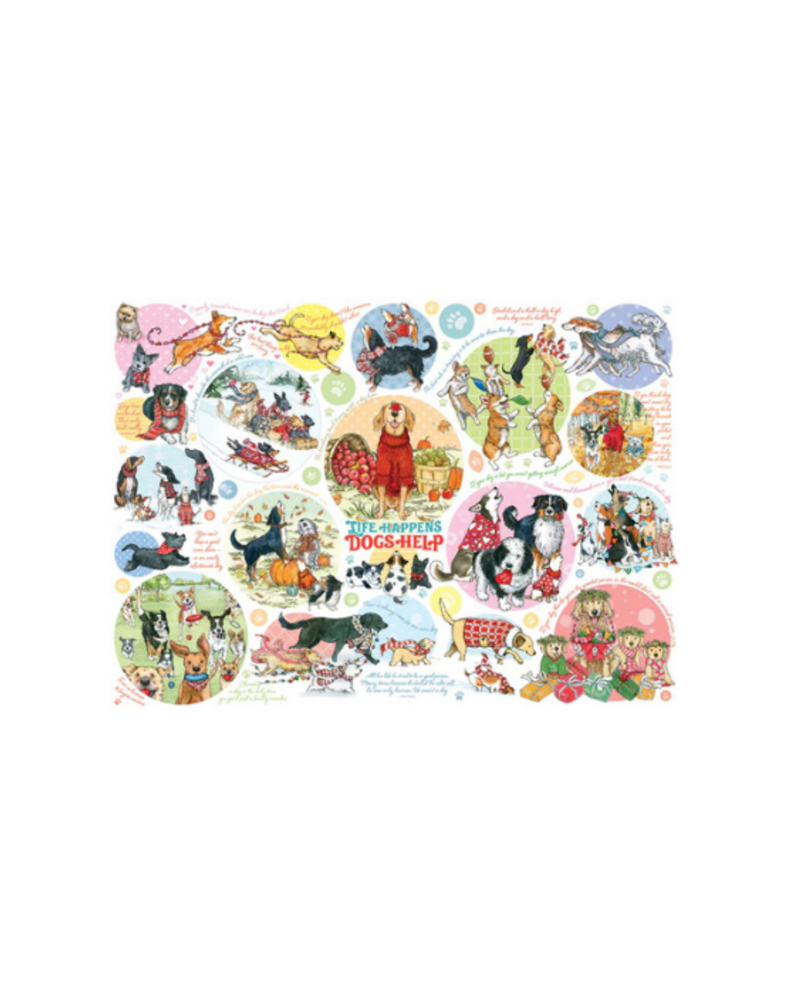 Cobble Hill Cobble Hill - 1000pcs - Dog Thoughts