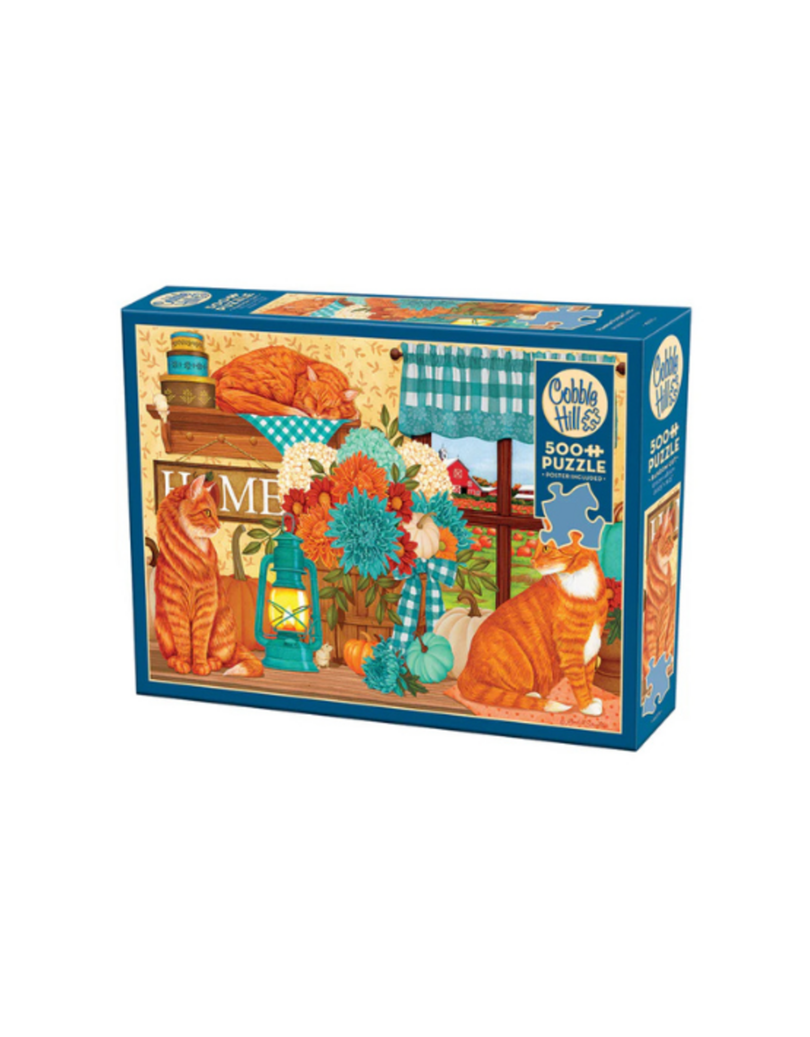 Cobble Hill Cobble Hill - 500pcs - Pumpkin Patch Cats