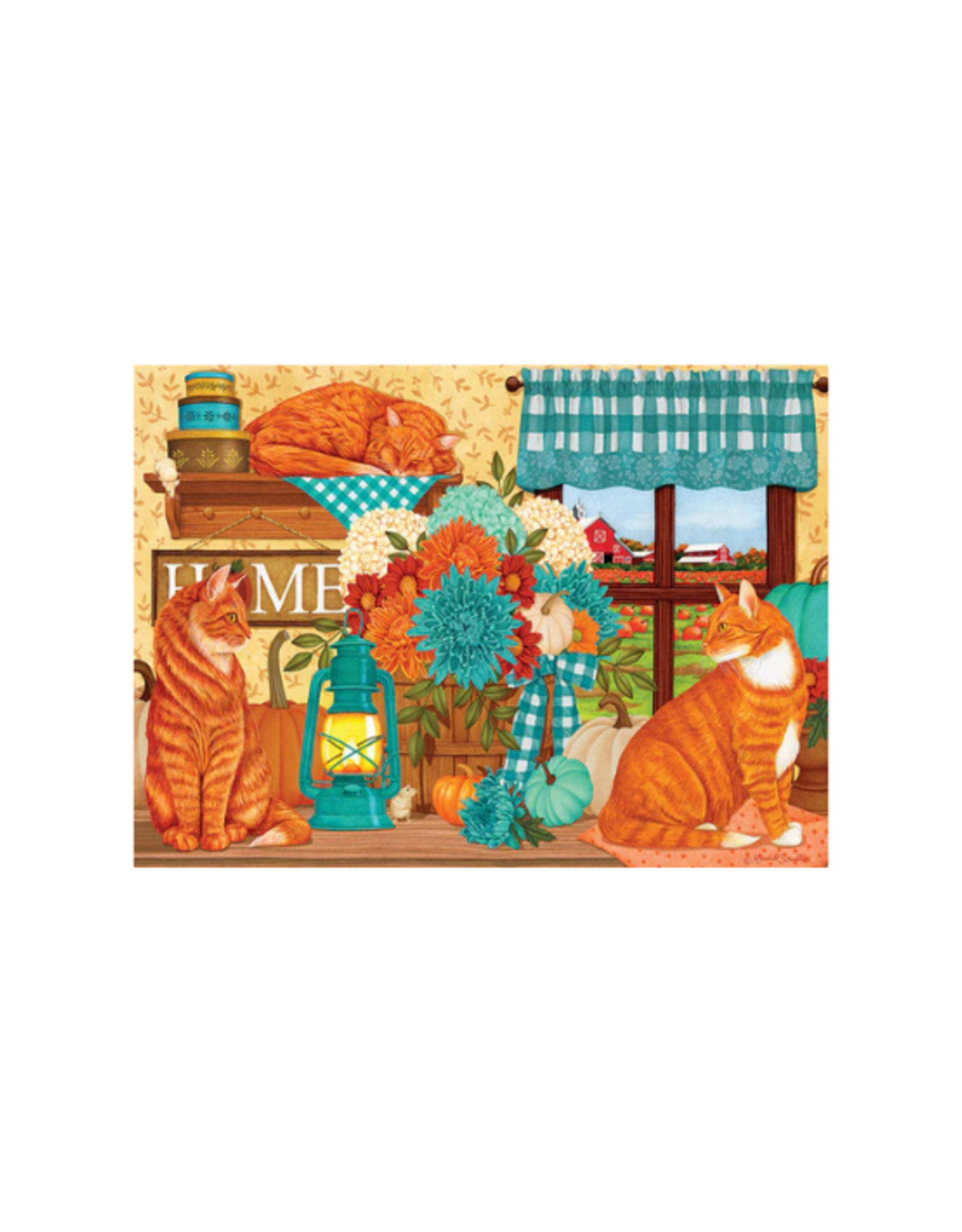 Cobble Hill Cobble Hill - 500pcs - Pumpkin Patch Cats