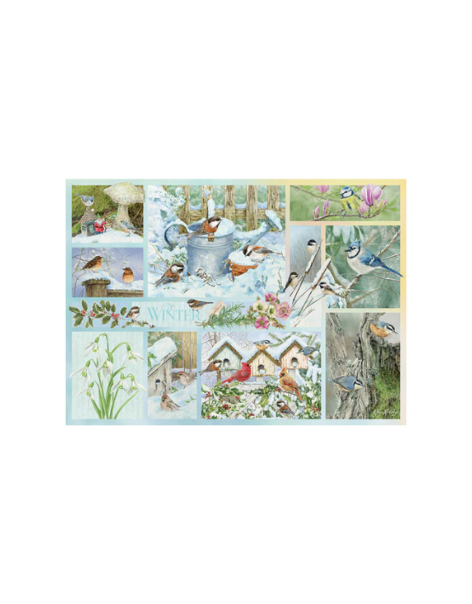 Cobble Hill Cobble Hill - 500pcs - Garden Birds in Winter