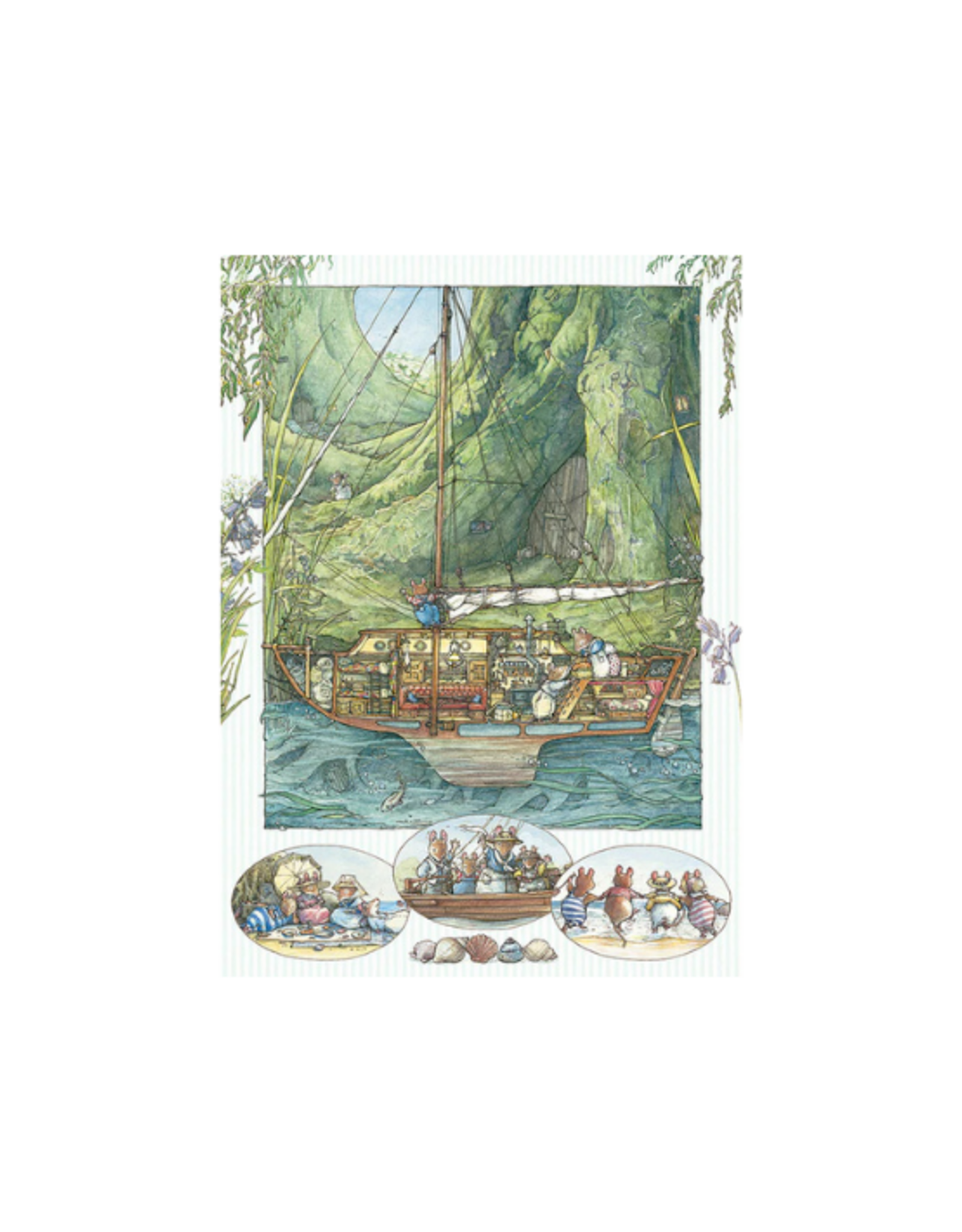Cobble Hill Cobble Hill - 500pcs - Brambly Hedge All Aboard!