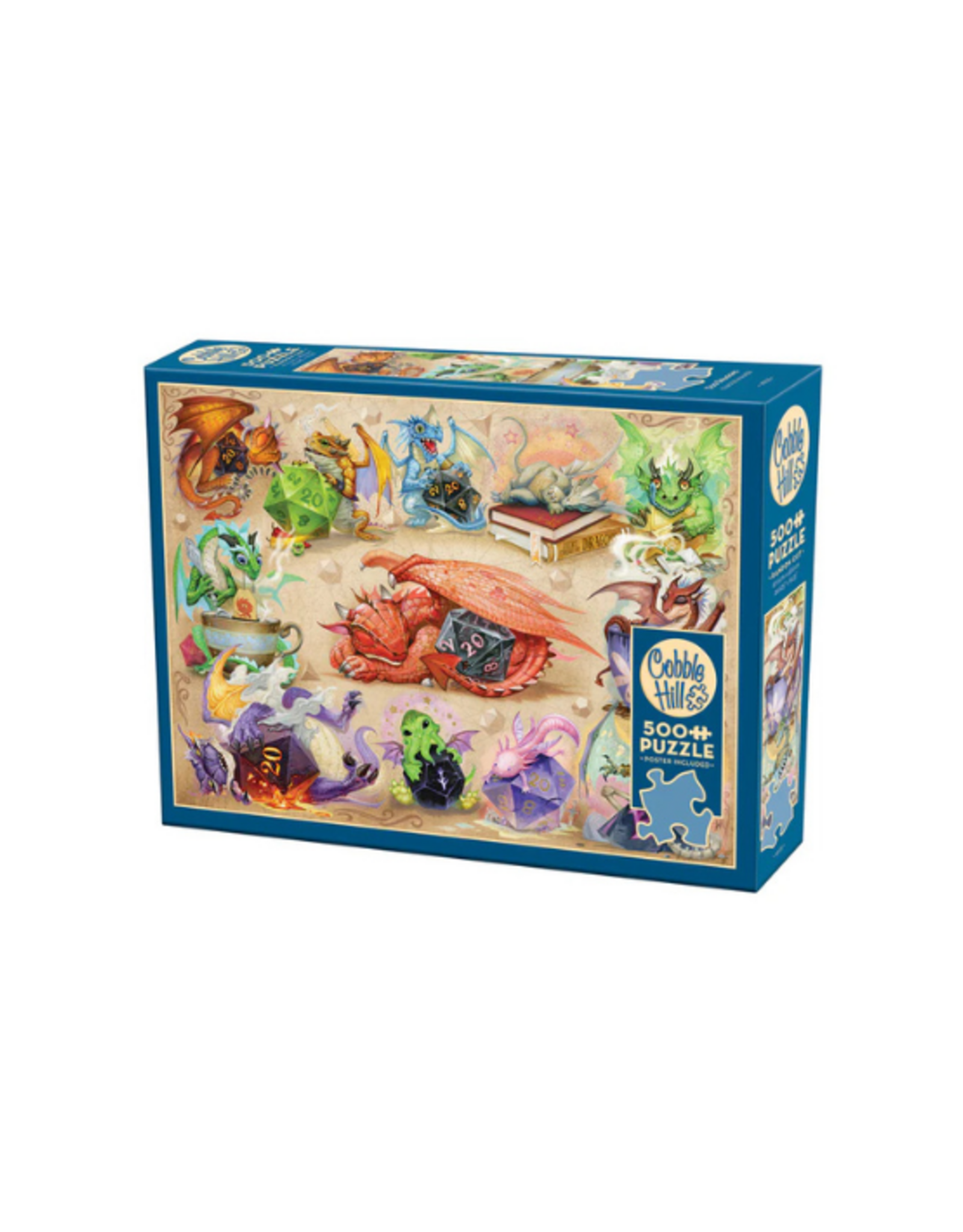 Cobble Hill Cobble Hill - 500pcs - D20 Dragons