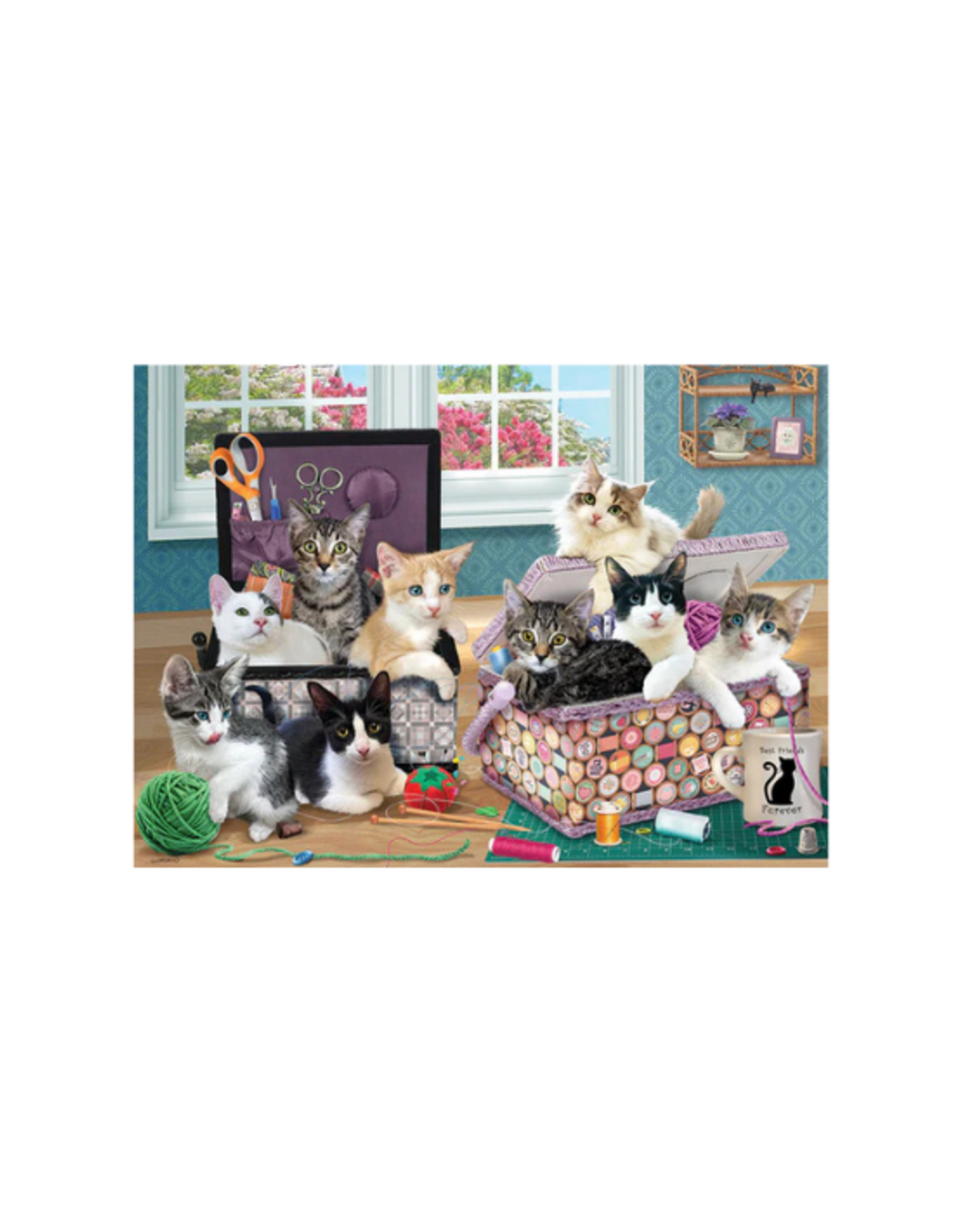 Cobble Hill Cobble Hill - 500pcs - Crafty Kittens
