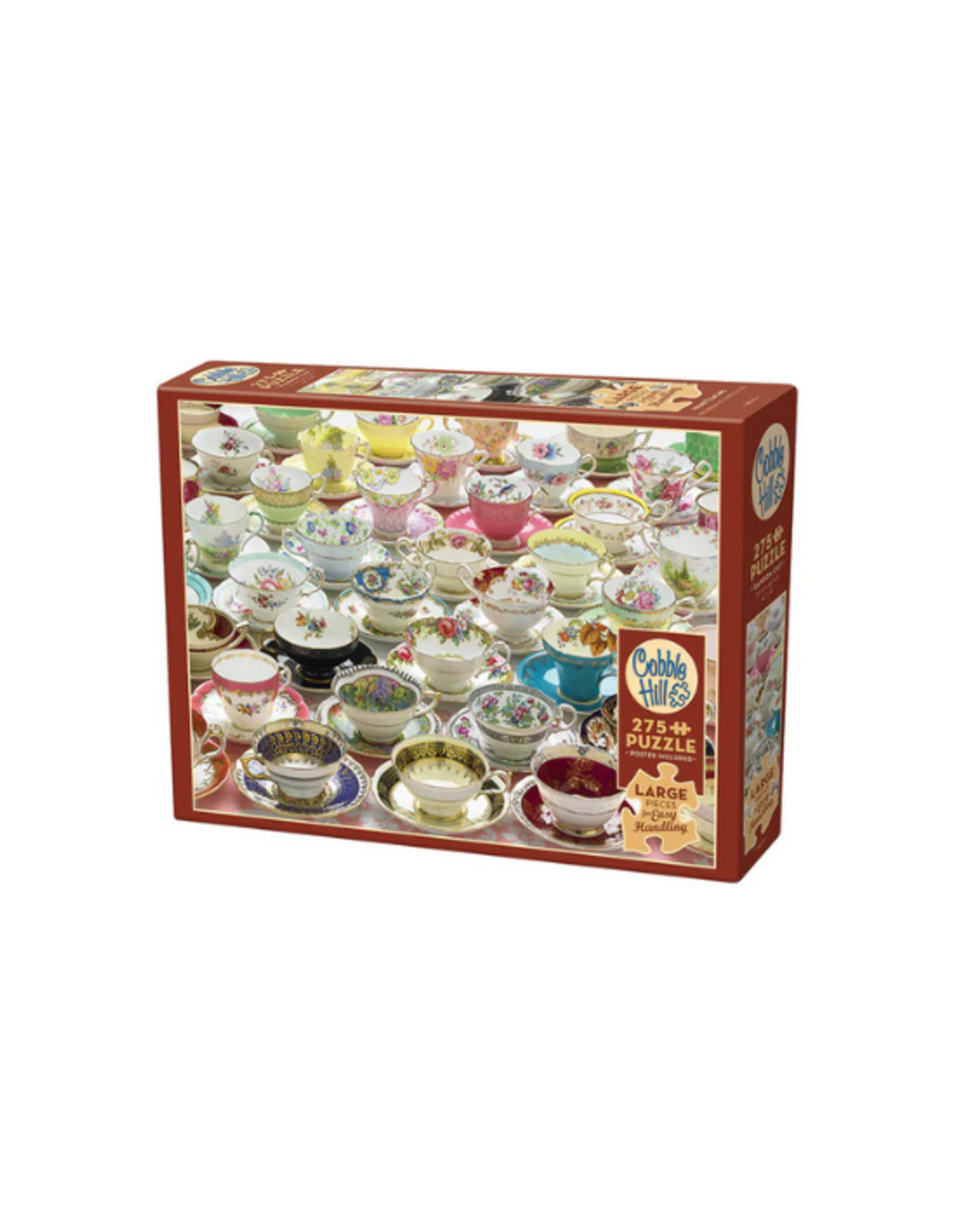 Cobble Hill Cobble Hill -  275pcs - Easy Handling - More Teacups