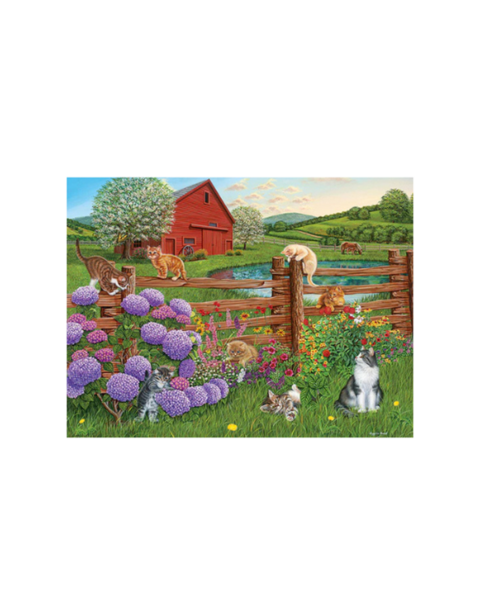 Cobble Hill Cobble Hill - 275pcs - Easy Handling - Farm Cats