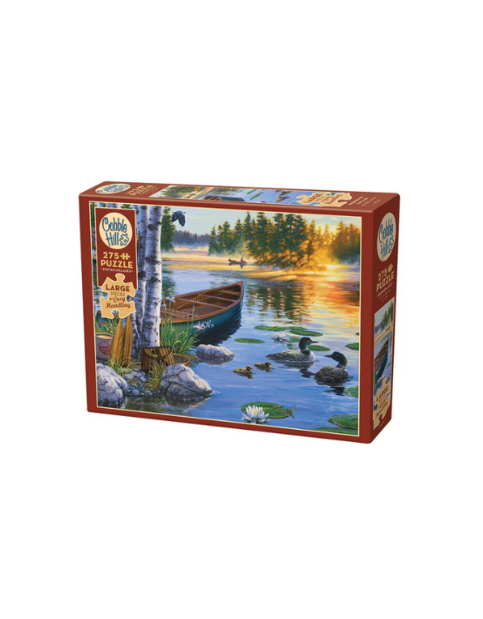 Cobble Hill Cobble Hill - 275pcs - Easy Handling - Morning on the Lake