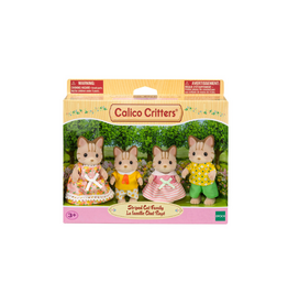 Calico Critters Striped Cat Family