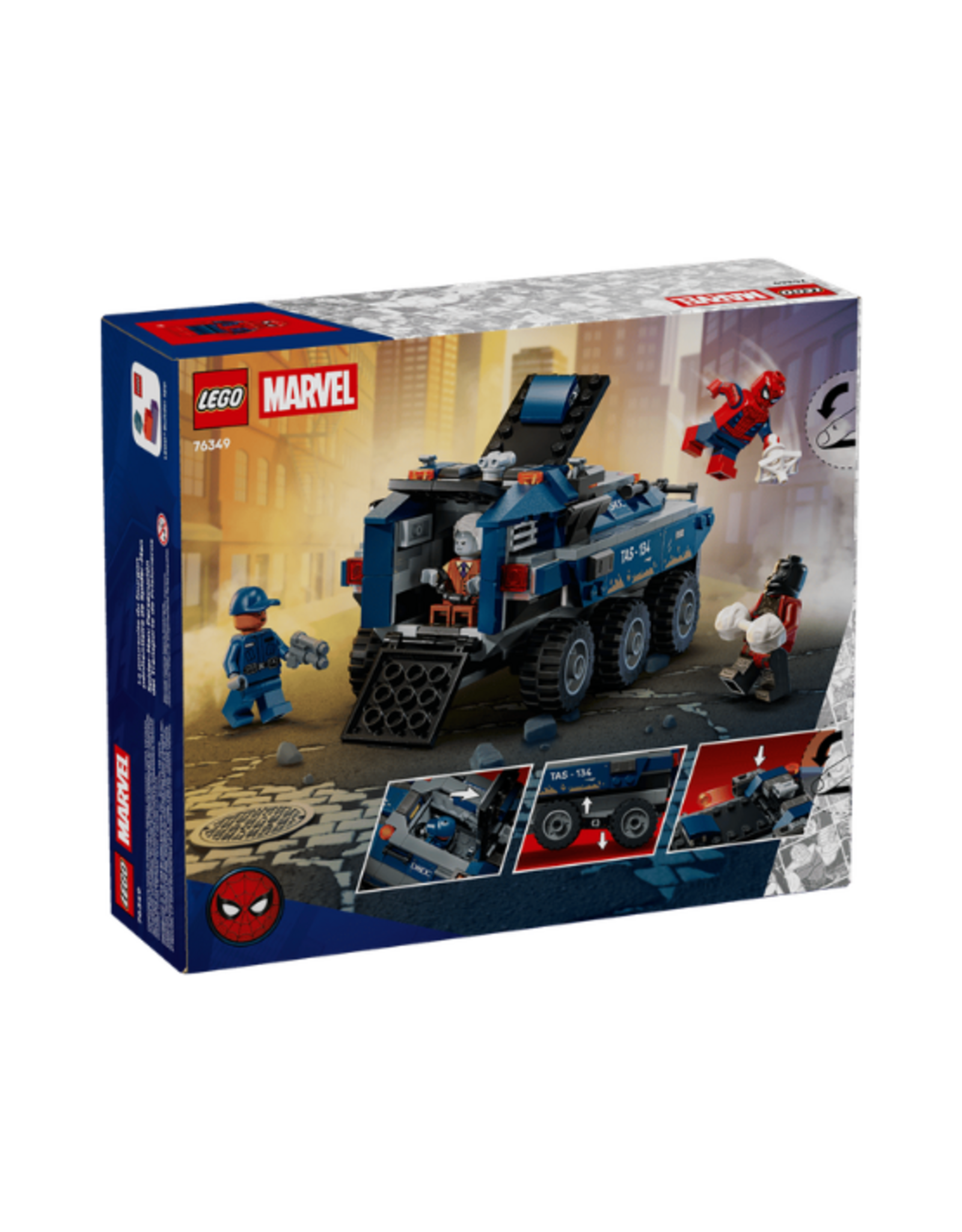 Lego Lego - Marvel - 76349 - Spider-Man Prison Transport Chase
