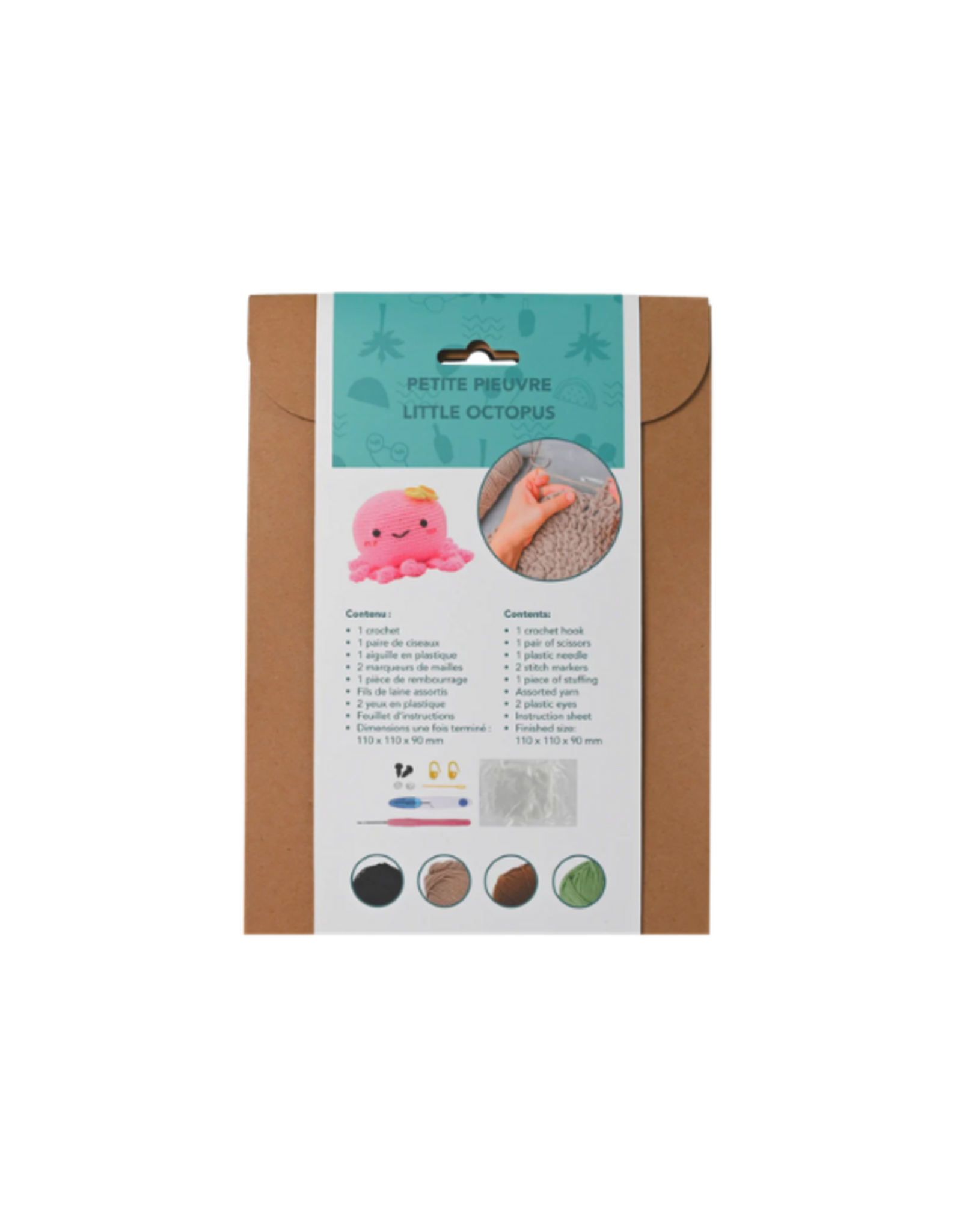 PBI Art PBI Art - Little Octopus DIY Crochet Kit