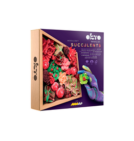 Okto Wood & Craft Succulents Passion
