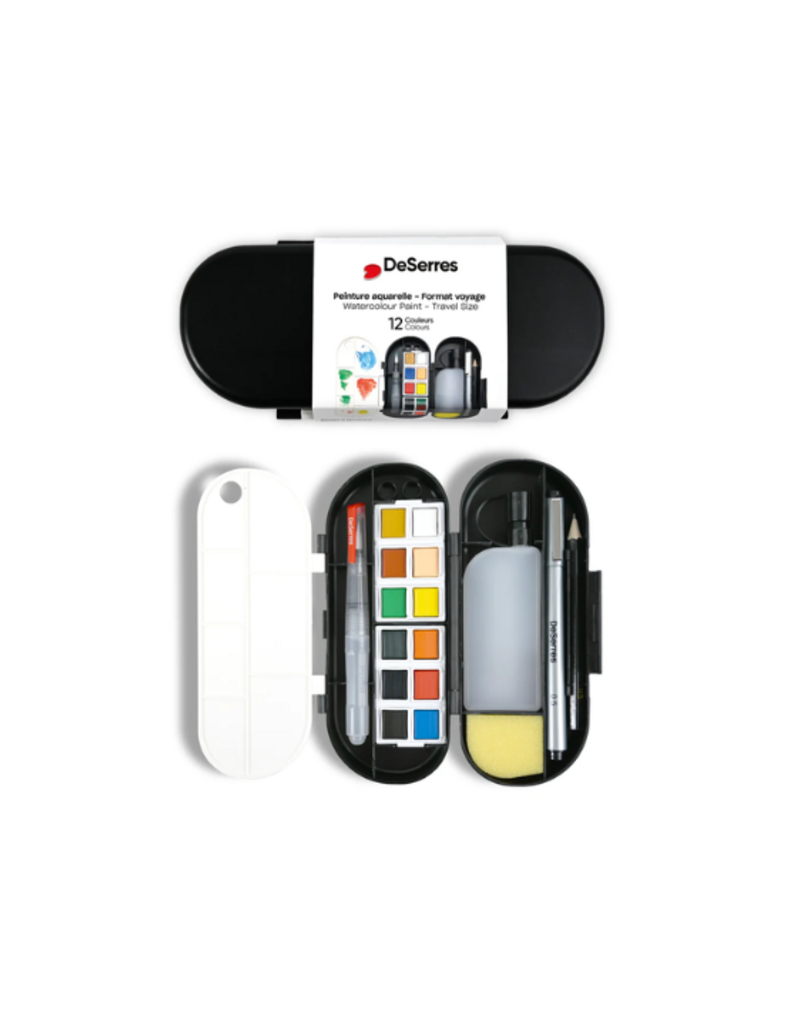 Deserres - Watercolour Travel Kit 17pcs