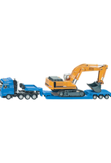 Siku Siku - Heavy Haulage Transporter with Flat-Bed Trailer (1:87)