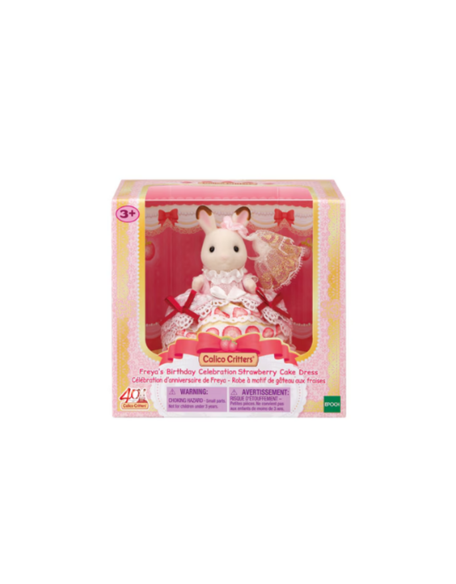 Calico Critters Calico Critters - Freya's Birthday Celebration Strawberry Cake Dress
