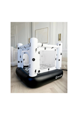 Cherrypick Cherrypick - Magic Bounce House – Mini Cordless Indoor Bouncer (Monochrome Smiley)