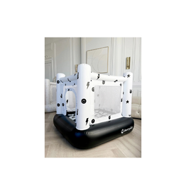 Cherrypick Magic Bounce House – Mini Cordless Indoor Bouncer (Monochrome Smiley)