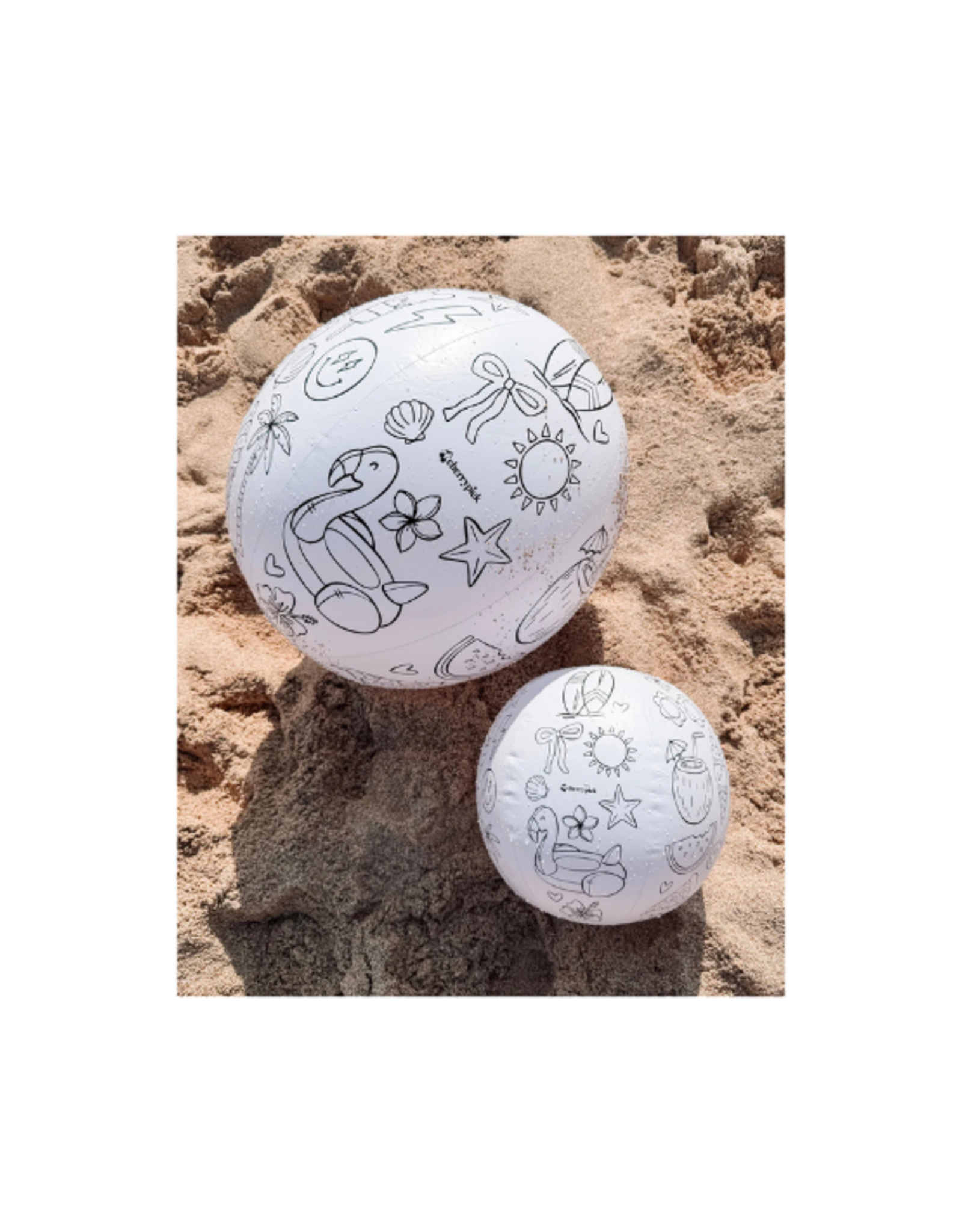 Cherrypick Cherrypick - Design Your Own Beach Ball Kit - Summer Activity for Kids