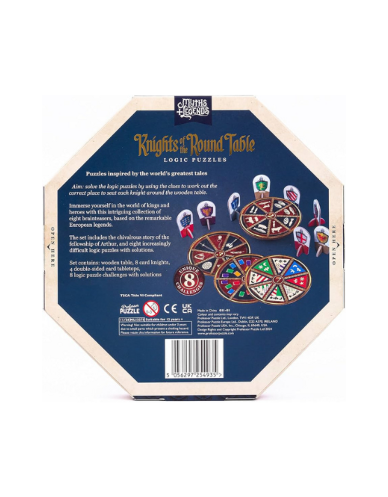Professor Puzzle Professor Puzzle - Knights of the Round Table Logic Puzzles