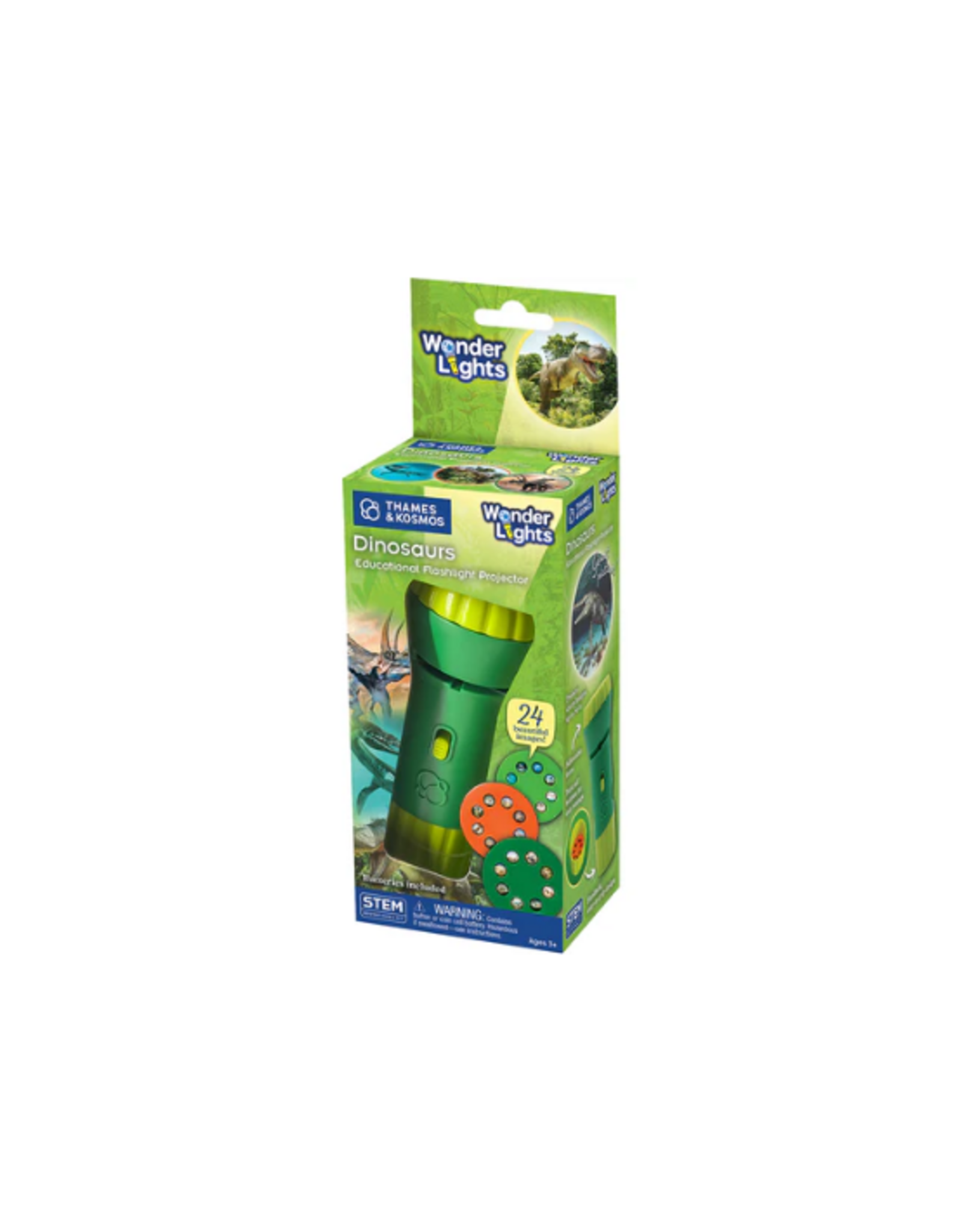 Thames & Kosmos Thames & Kosmos - Wonder Lights: Dinosaurs - Educational Flashlight Projector