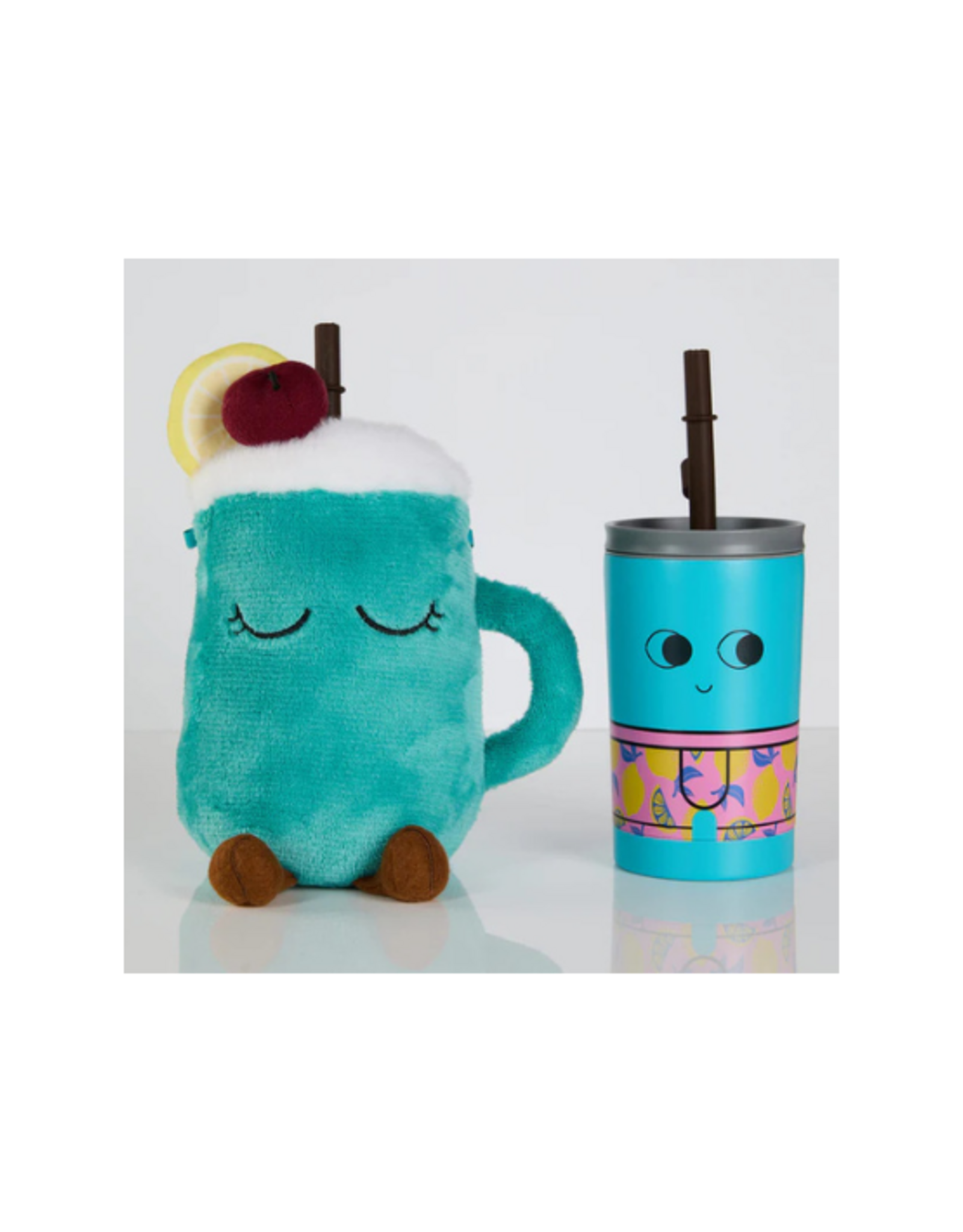 Asobu Asobu - Fuzzie Plush Tumbler (Pina the Party Puff)