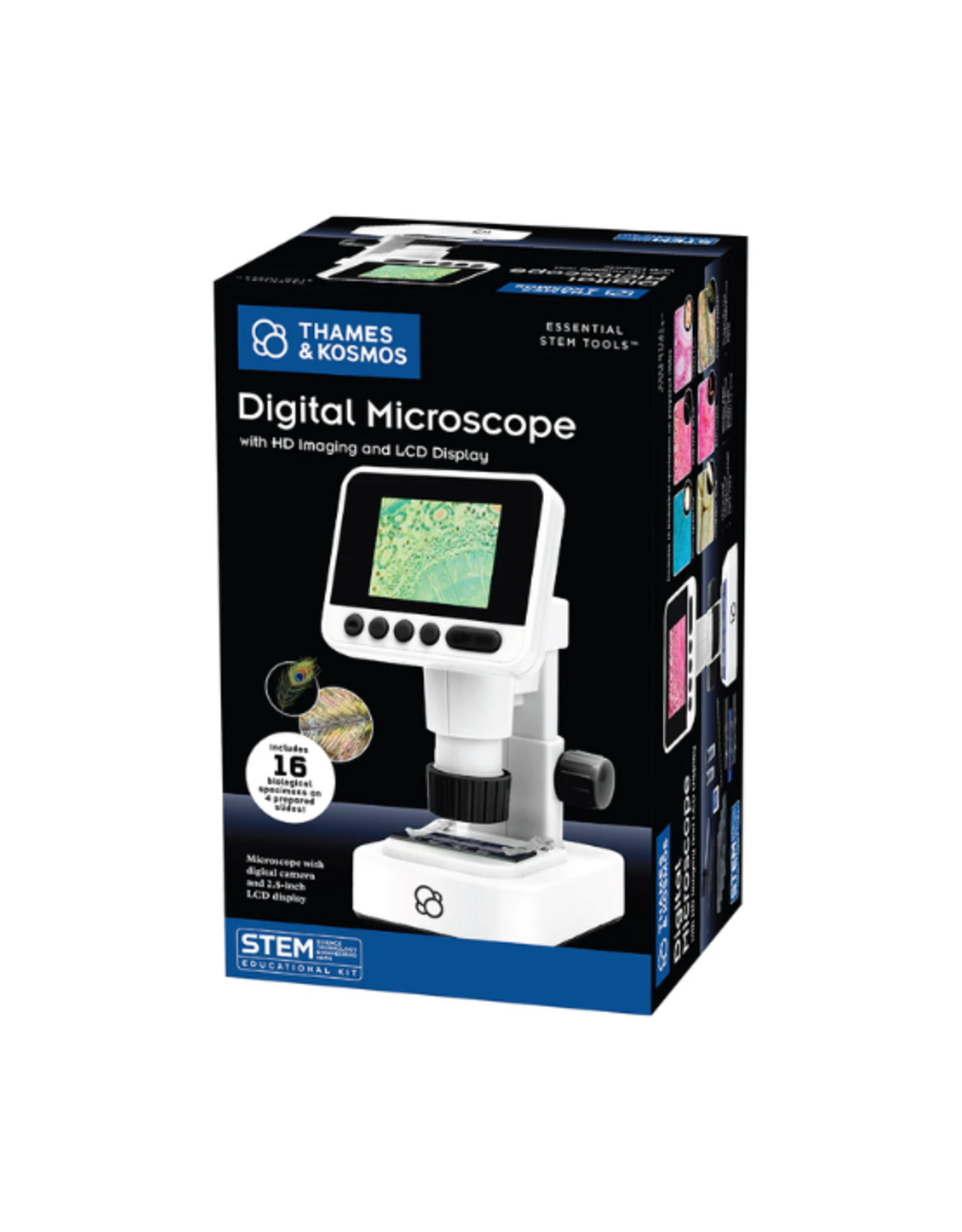 Thames & Kosmos The Thames & Kosmos Digital Microscope with HD Imaging and LCD Display
