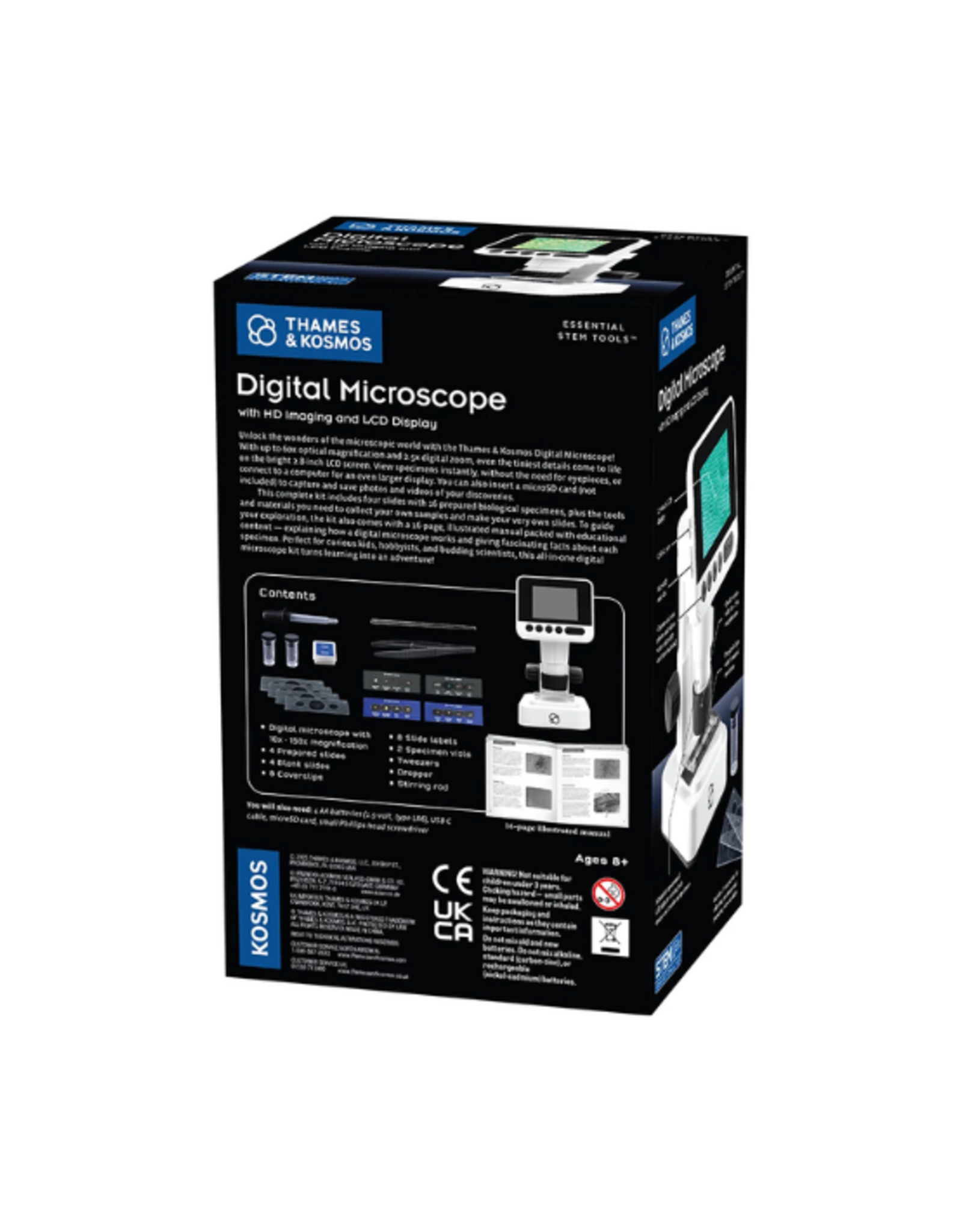 Thames & Kosmos The Thames & Kosmos Digital Microscope with HD Imaging and LCD Display