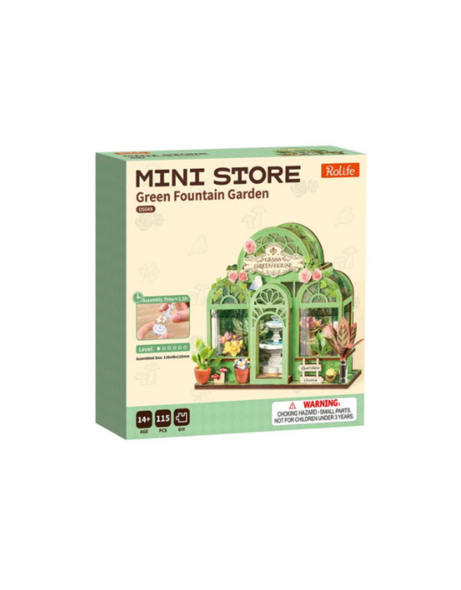 Rolife Rolife - Mini Store Green Fountain Garden