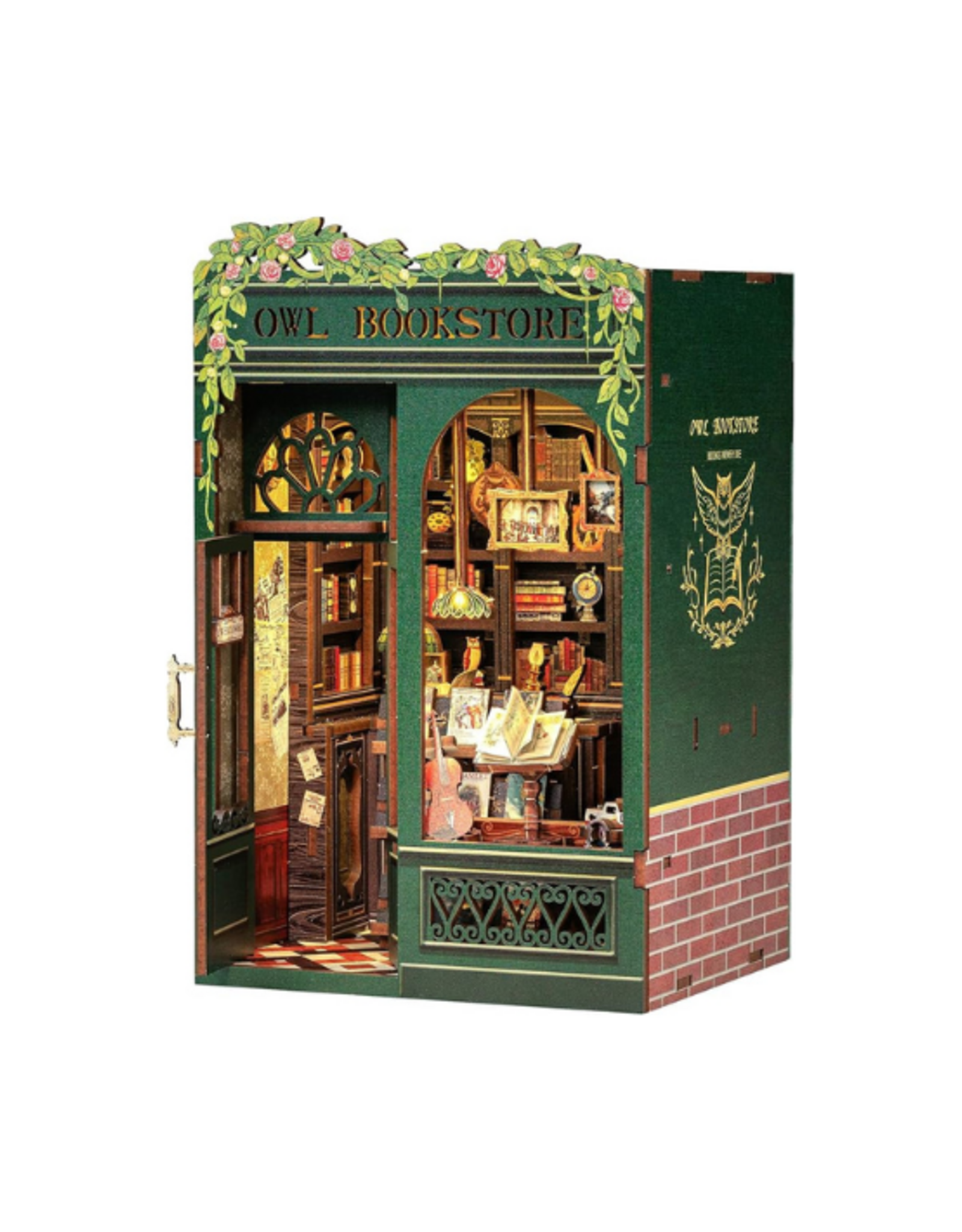 CuteBee CuteBee - DIY Book Nook Kit Owl Bookstore
