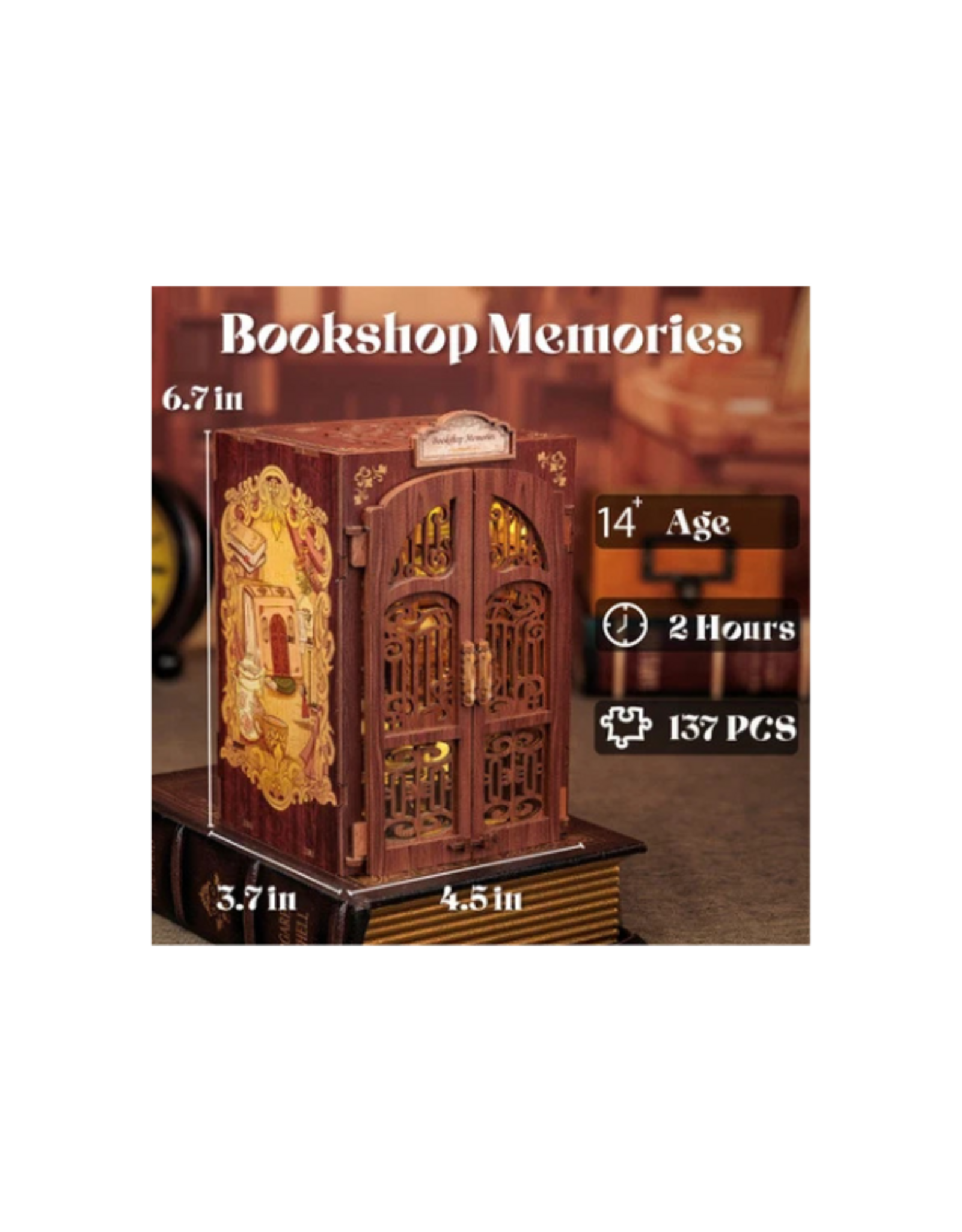 CuteBee CuteBee - DIY Book Nook Kit Bookshop Memories