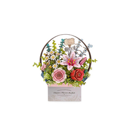 Rowood Wooden Flower Basket