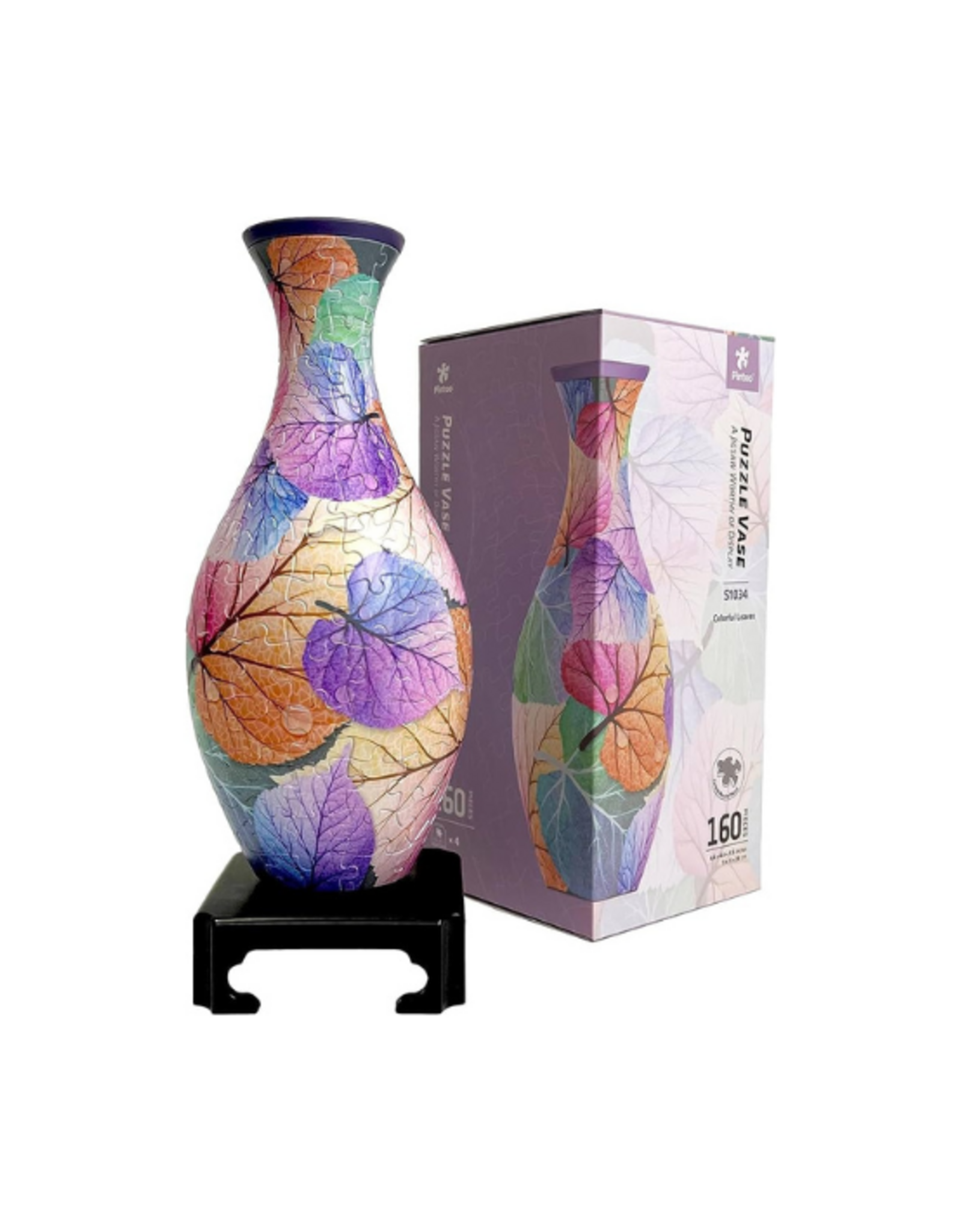 Pintoo Pintoo - Puzzle Vase - Colorful Leaves
