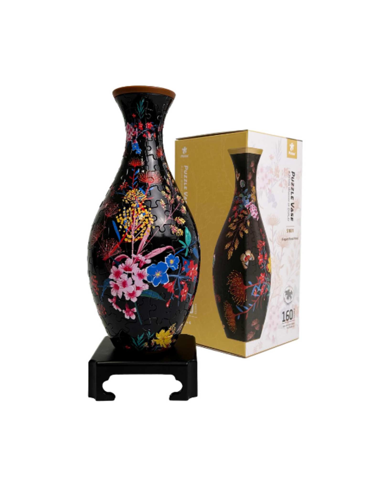 Pintoo Pintoo - Puzzle Vase - Elegant Floral Print