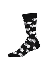 Socksmith Socksmith - Lucky 7s Black L/XL (Bamboo)