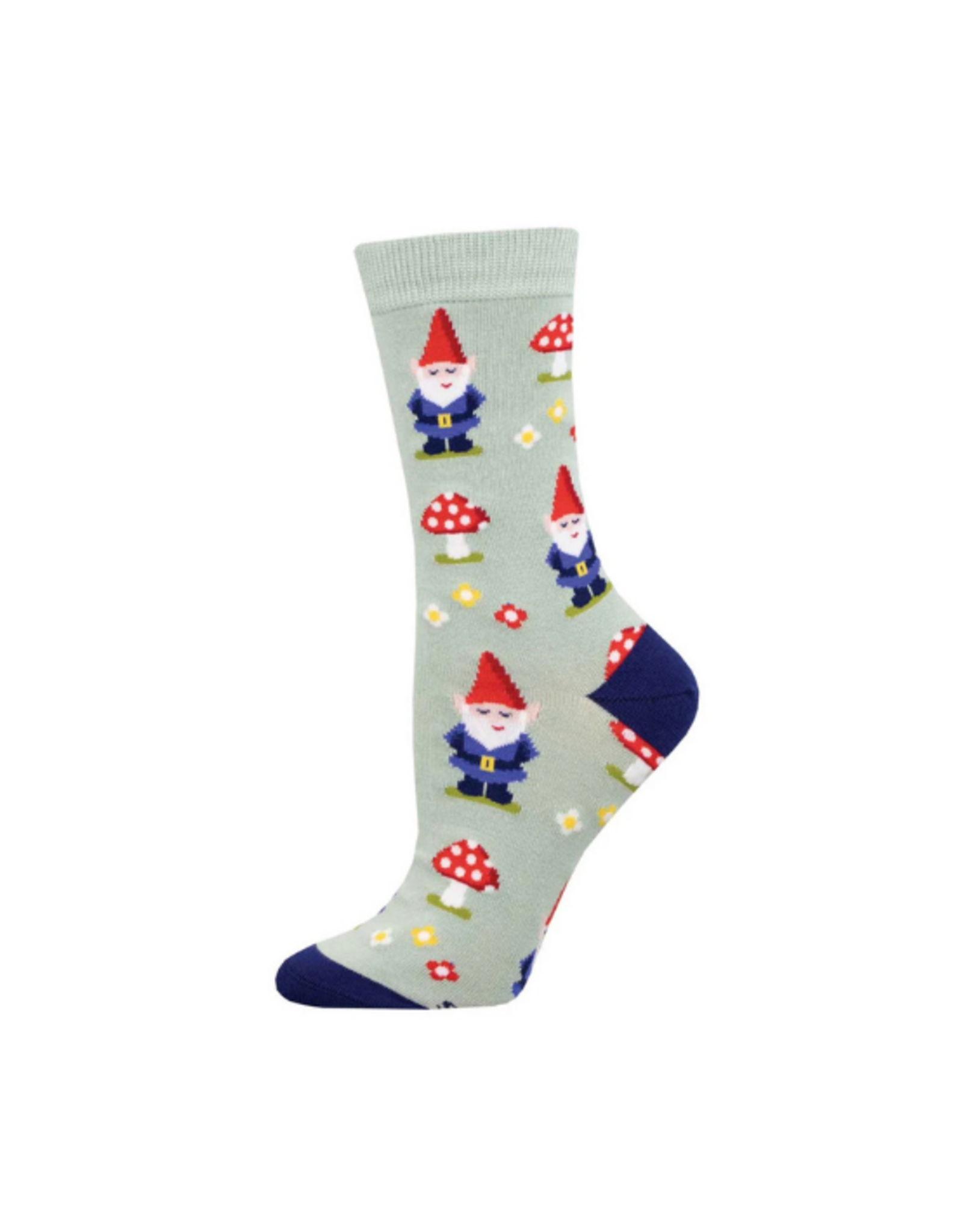 Socksmith Socksmith - Gnome More Mushrooms Blue S/M (Bamboo)