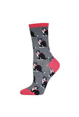 Socksmith Socksmith - Tuxedo Cats Gray S/M