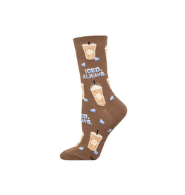 Socksmith Iced Always Brown S/M