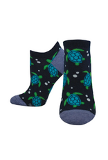 Socksmith Socksmith - Tide-y Turtles Navy S/M