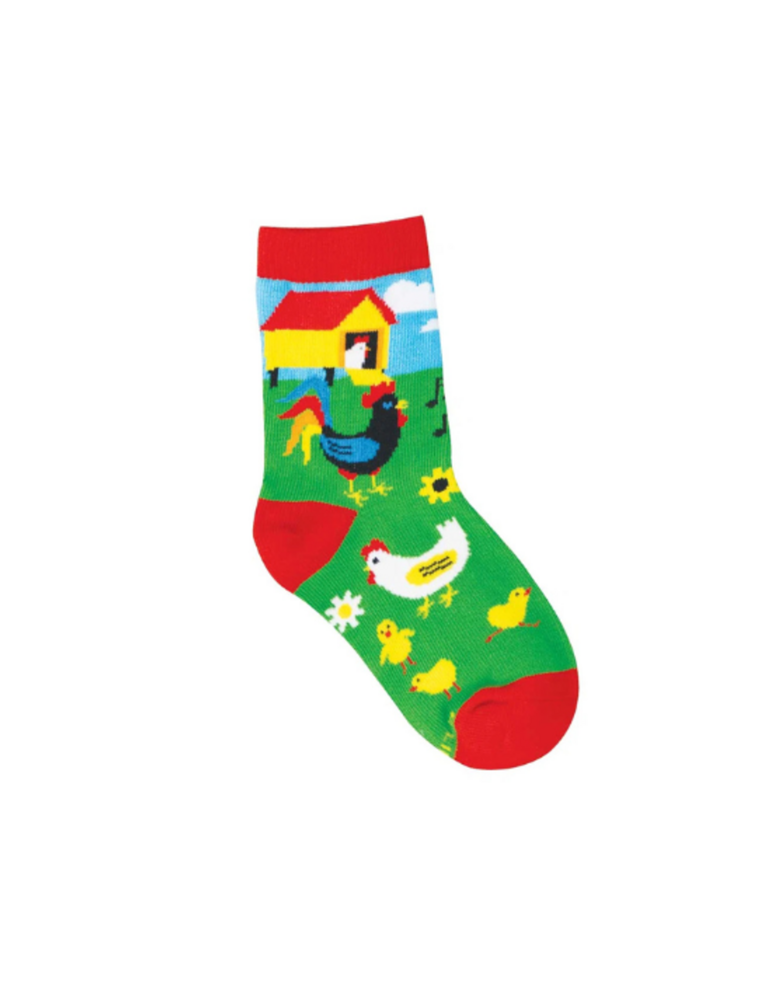 Socksmith Socksmith - Mo' Chickens Green 2-4yrs