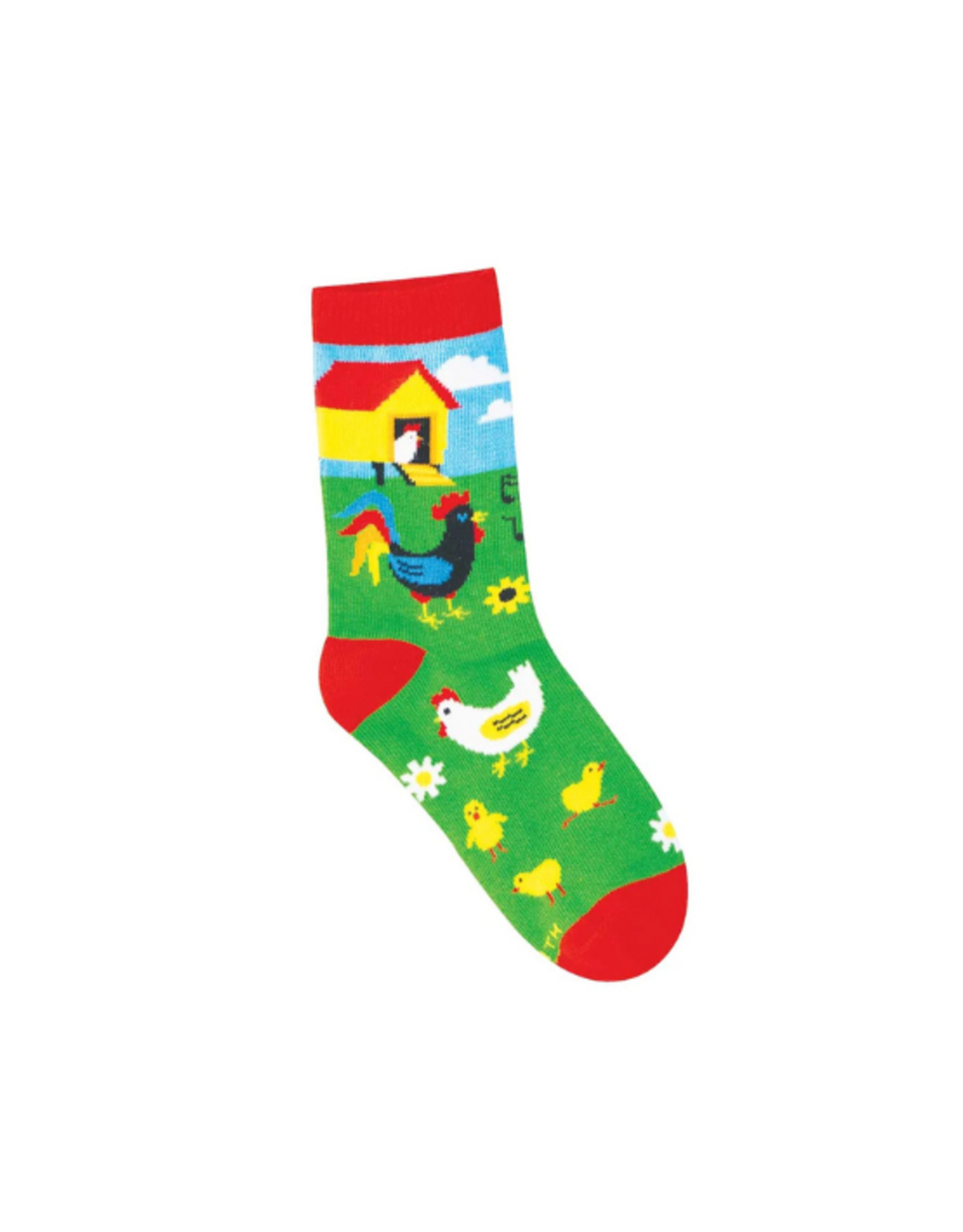 Socksmith Socksmith - Mo' Chickens Green 4-7yrs