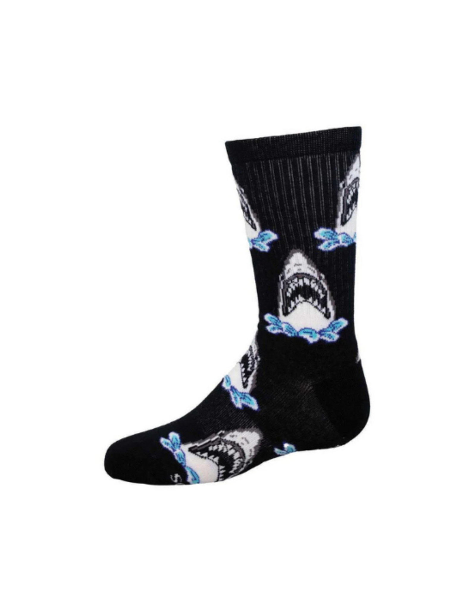 Socksmith Socksmith - Shark Attack Black 7-10yrs