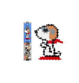 Plus Plus Peanuts Puzzle by Number Flying Ace