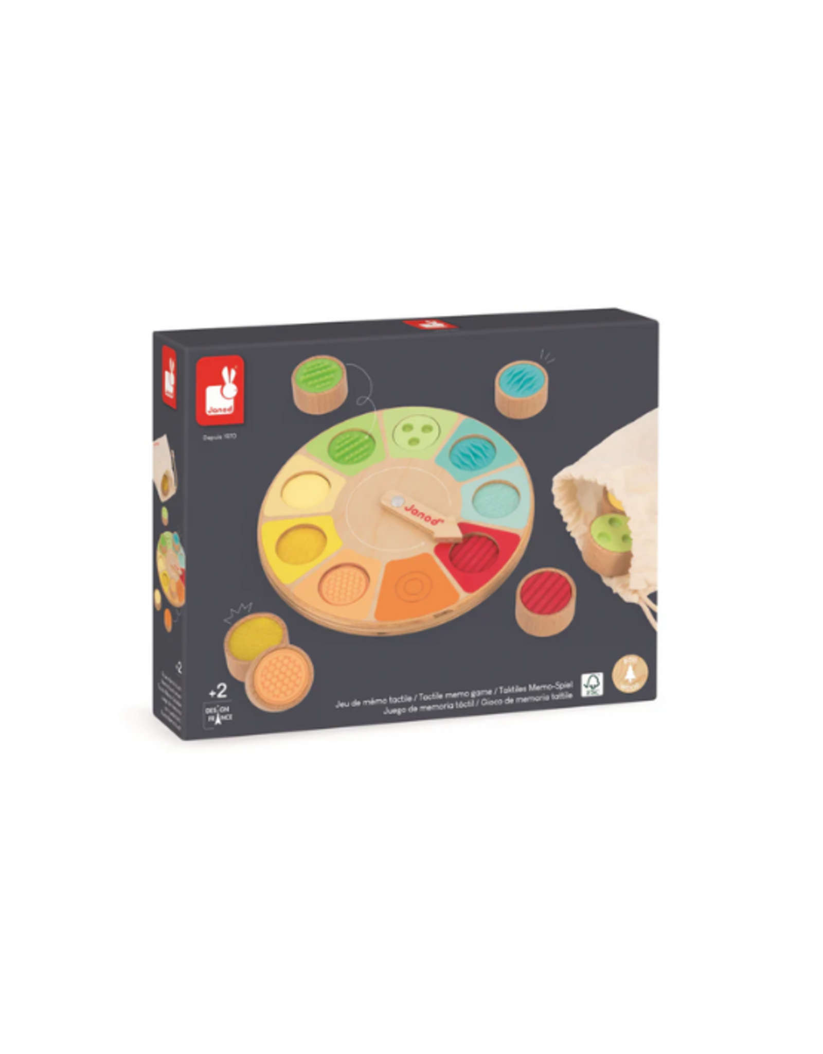Janod Janod - Sensory Memo Touch Wheel