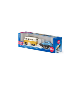 Siku VW T1 with Trailer and VW Beetle (1:50)