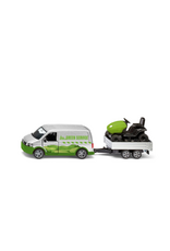 Siku Siku - VW T6 With Lawn Tractor (1:50)