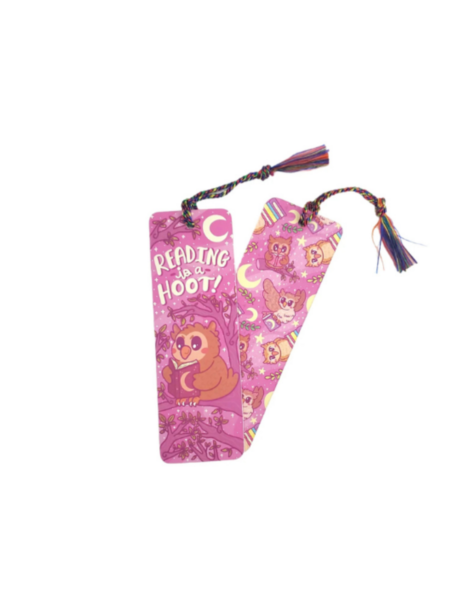 Turtle Soup Turtle's Soup - Reading Is a Hoot Owl Bookmark with Tassel