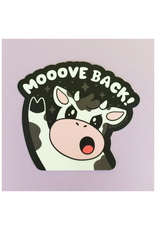 Turtle Soup Turtle's Soup - Mooove Back Cow Peek-a-Boo Large Car Vinyl Sticker