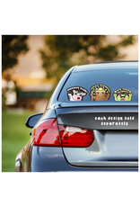Turtle Soup Turtle's Soup - Use Your Blinker Frog Peek-a-Boo Large Car Vinyl Sticker
