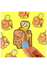 Turtle Soup Turtle's Soup - Hiking Tortoise Vinyl Sticker