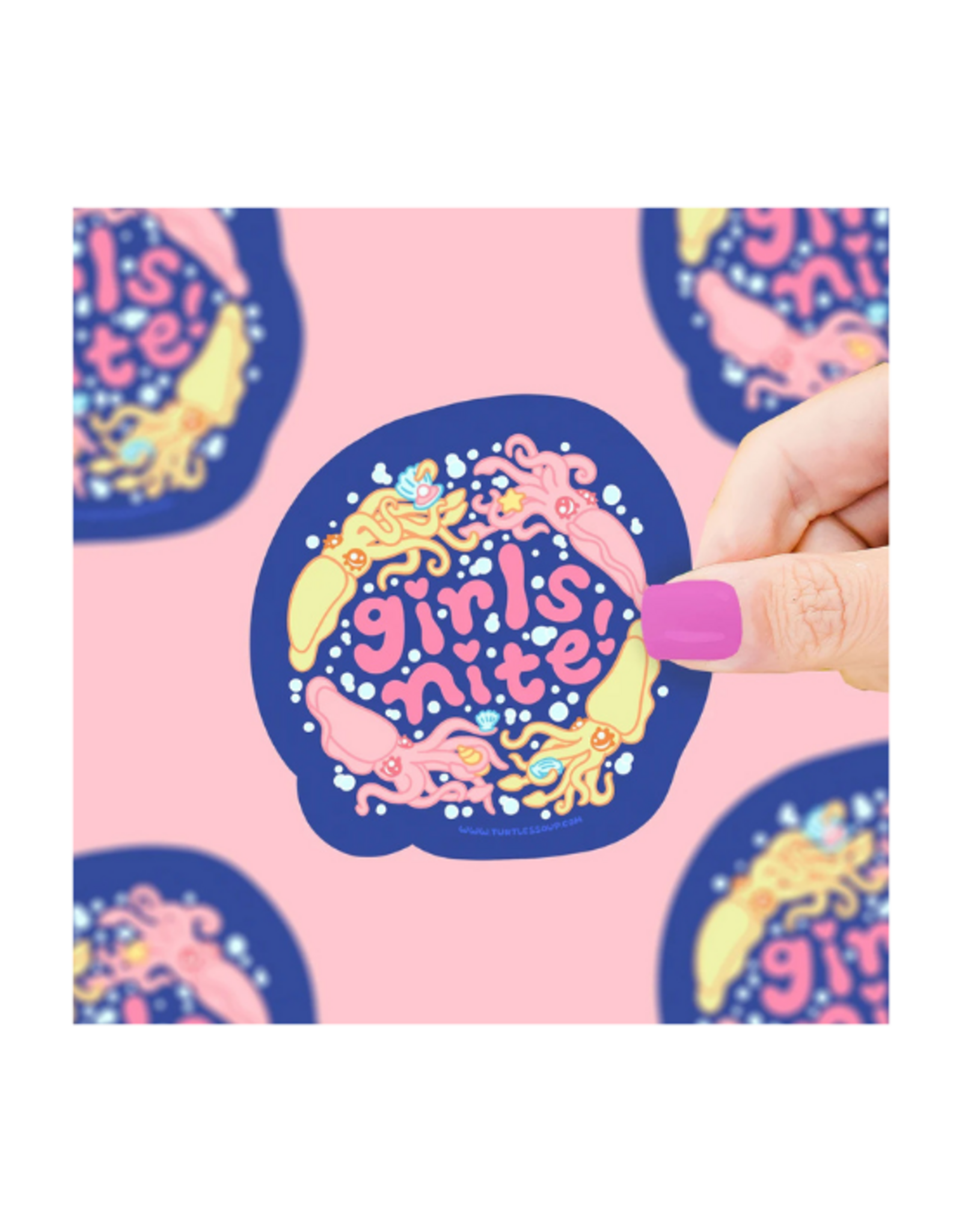 Turtle Soup Turtle's Soup - Girls Night Vinyl Sticker