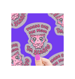 Turtle Soup Call Mom I’m Scared Vinyl Sticker